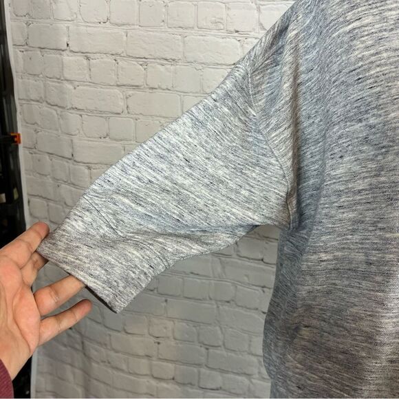 Derek Lam 10c Athleta 2 N 1 City Sweatshirt Heather Gray Womens Size Medium - Picture 3 of 11